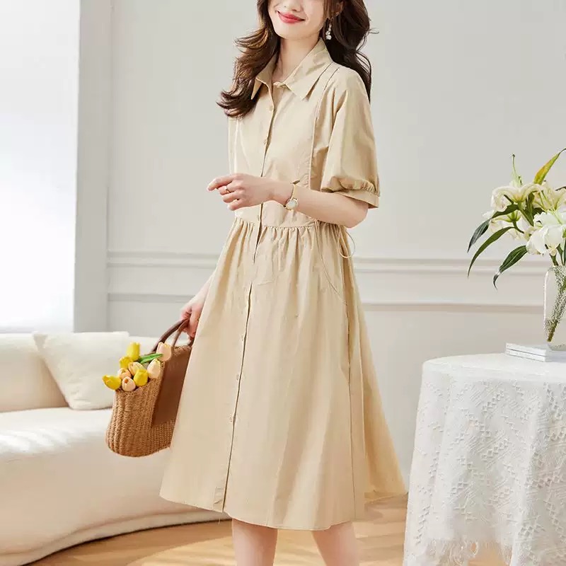 Organic Cotton Shirt Dress